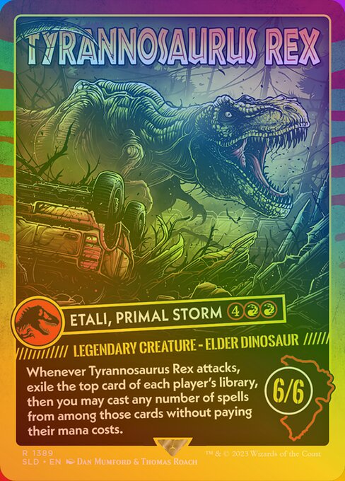 Tyrannosaurus Rex (Etali, Primal Storm) - Secret Lair Drop - Promo Foil