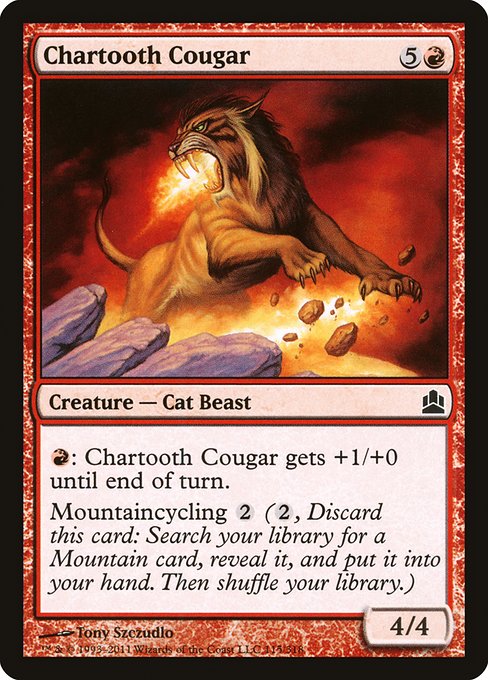 Chartooth Cougar - Commander 2011