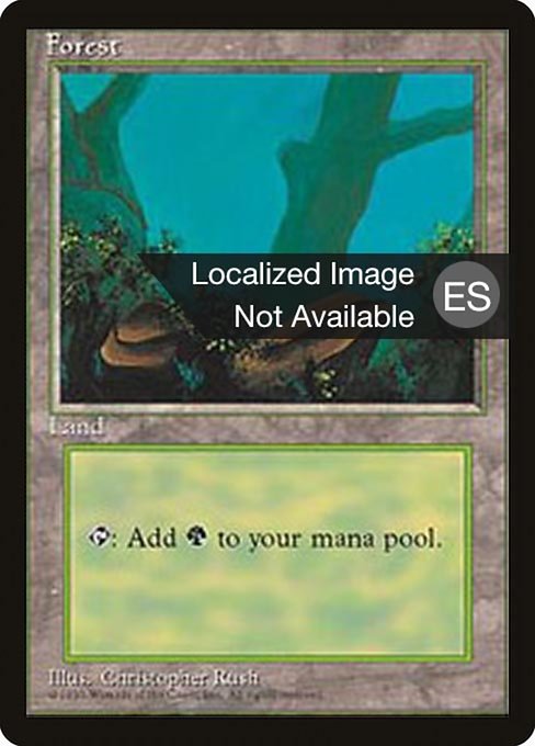 Bosque (Forest) - Fourth Edition Foreign Black Border