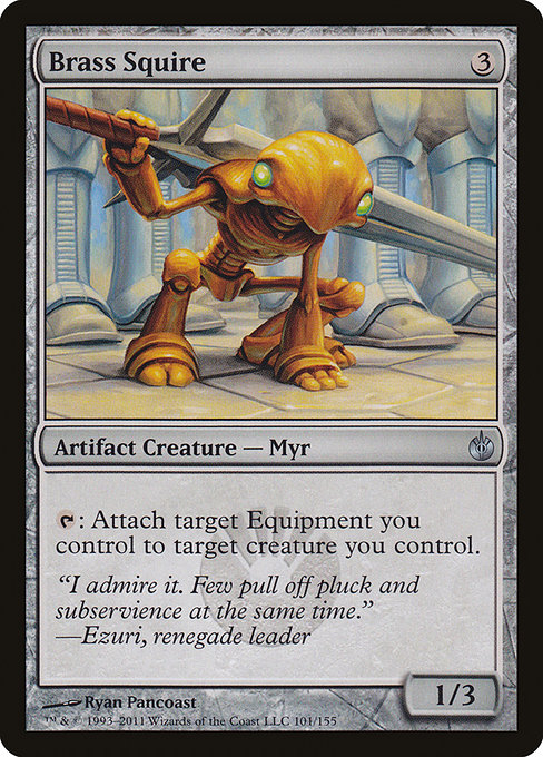 Brass Squire - Mirrodin Besieged