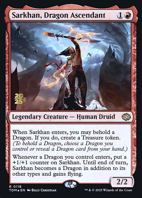 Sarkhan, Dragon Ascendant - Tarkir: Dragonstorm Promos