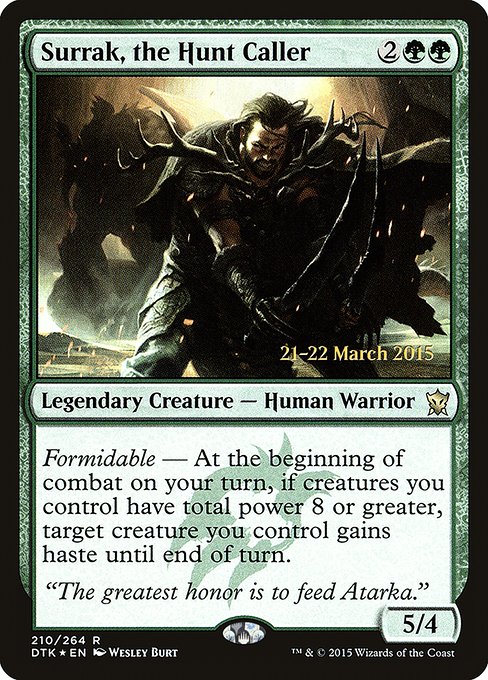 Surrak, the Hunt Caller - Dragons of Tarkir Promos - Promo Foil