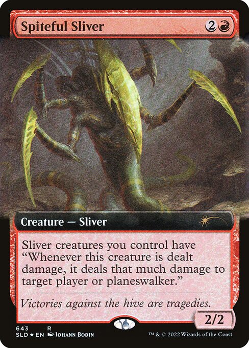 Spiteful Sliver - Secret Lair Drop - Promo Foil