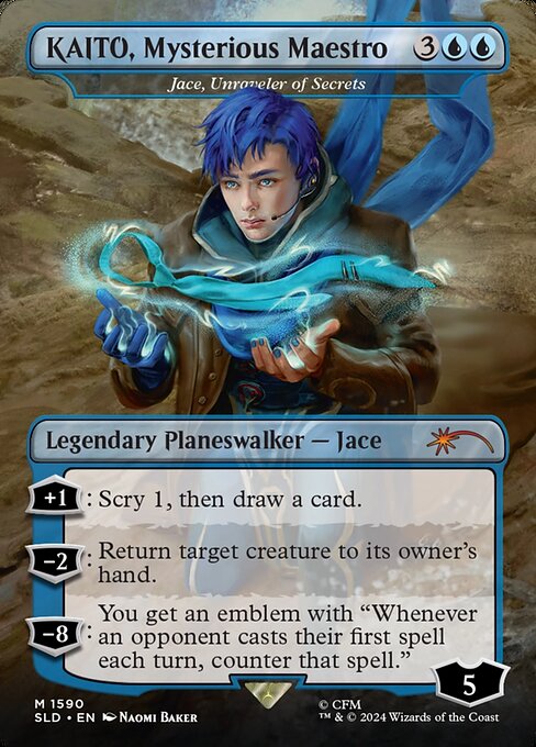 KAITO, Mysterious Maestro (Jace, Unraveler of Secrets) - Secret Lair Drop