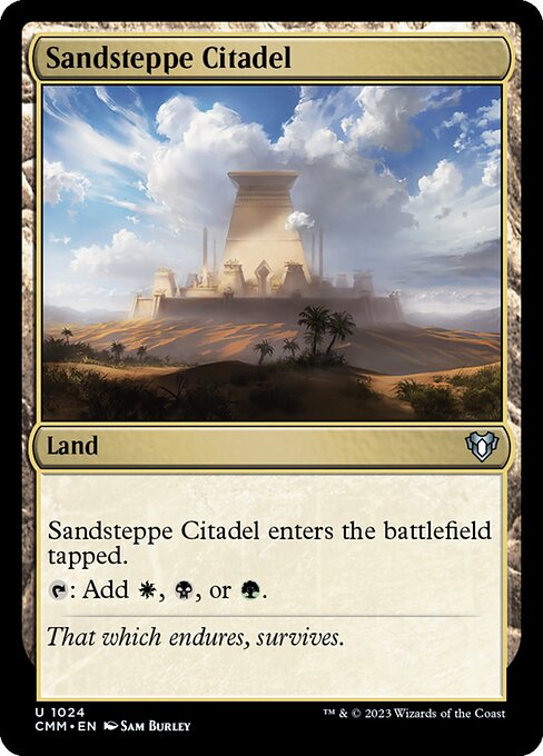 Sandsteppe Citadel - Commander Masters