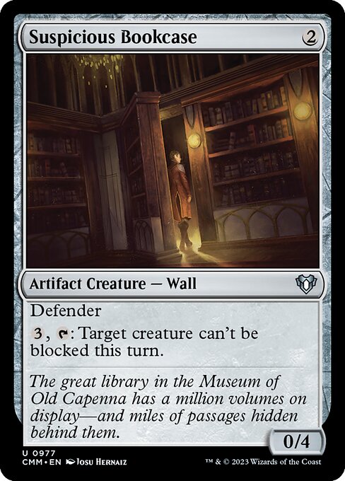 Suspicious Bookcase - Commander Masters