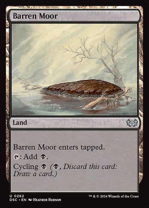 Barren Moor - Duskmourn: House of Horror Commander