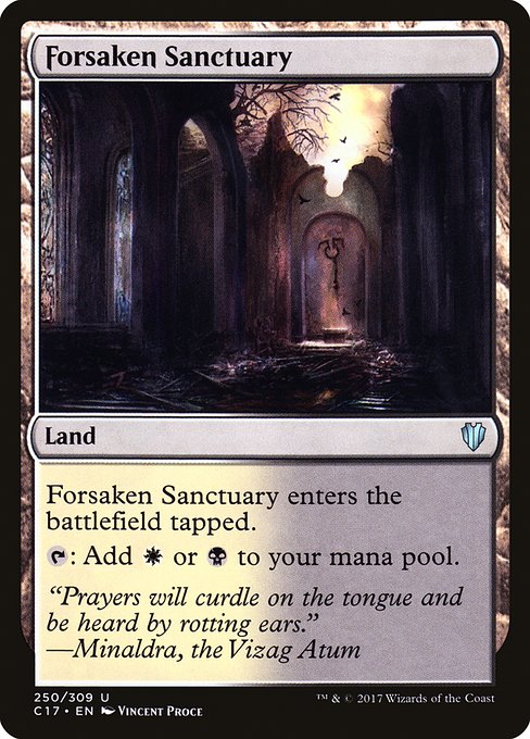 Forsaken Sanctuary - Commander 2017