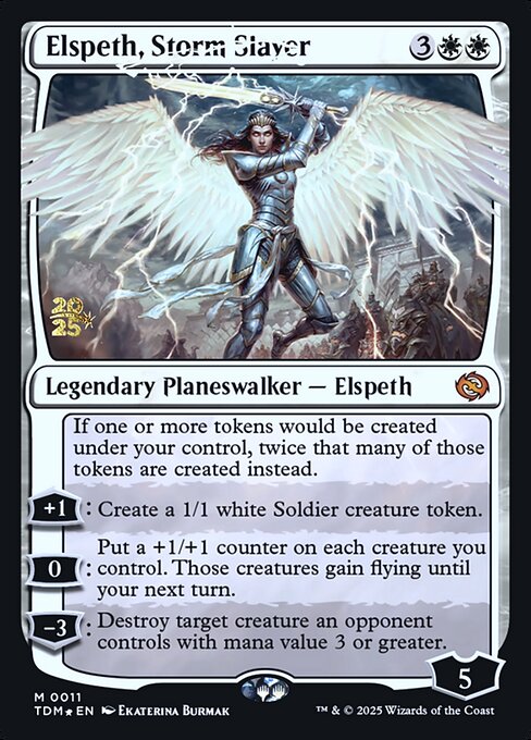 Elspeth, Storm Slayer - Tarkir: Dragonstorm Promos