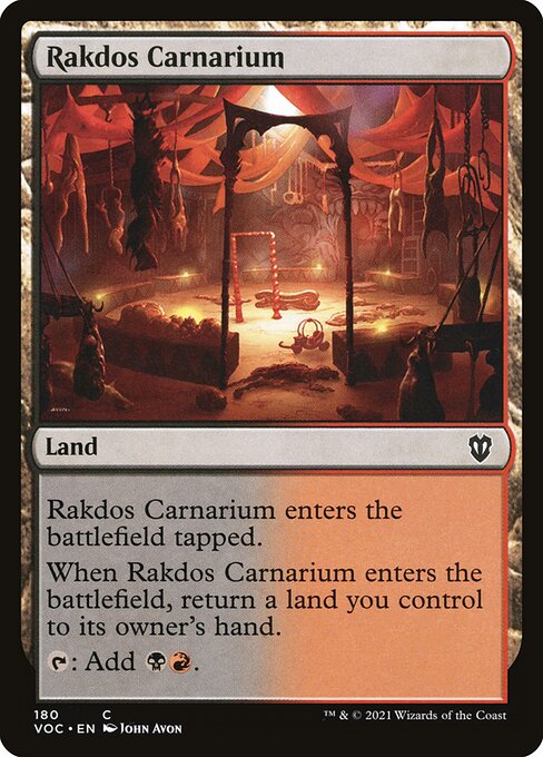 Rakdos Carnarium - Crimson Vow Commander