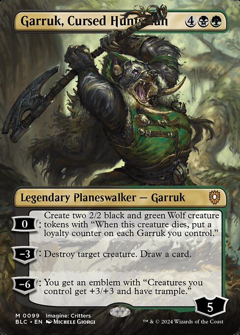 Garruk, Cursed Huntsman - Bloomburrow Commander