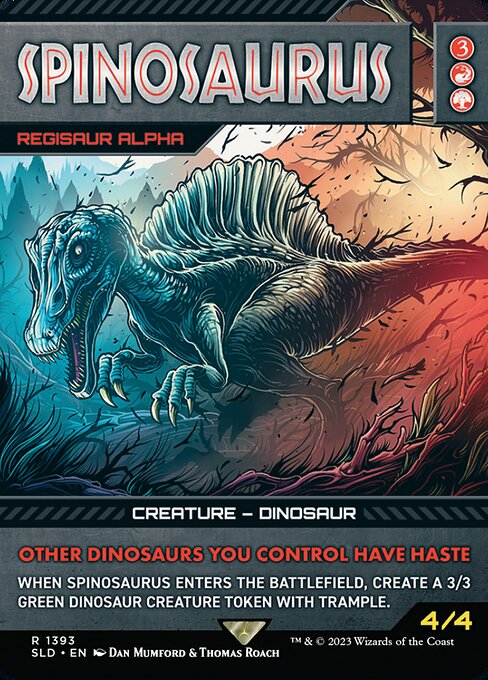 Spinosaurus (Regisaur Alpha) - Secret Lair Drop