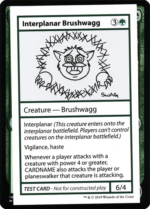 Interplanar Brushwagg - Mystery Booster Playtest Cards 2021