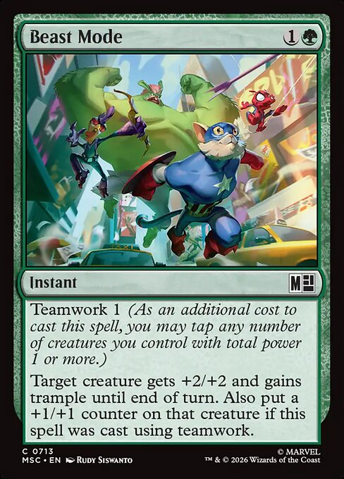 Beast Mode - Marvel Super Heroes Commander