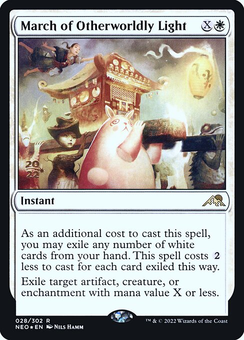 March of Otherworldly Light - Kamigawa: Neon Dynasty Promos