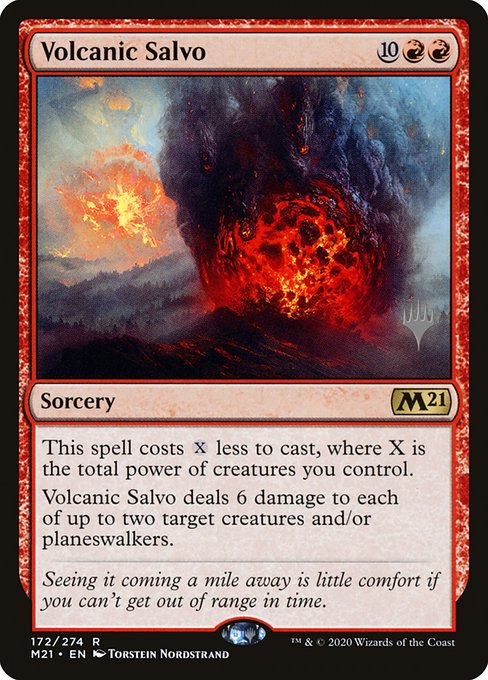 Volcanic Salvo - Core Set 2021 Promos