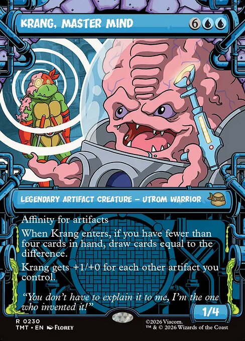 Krang, Master Mind - Teenage Mutant Ninja Turtles - Showcase