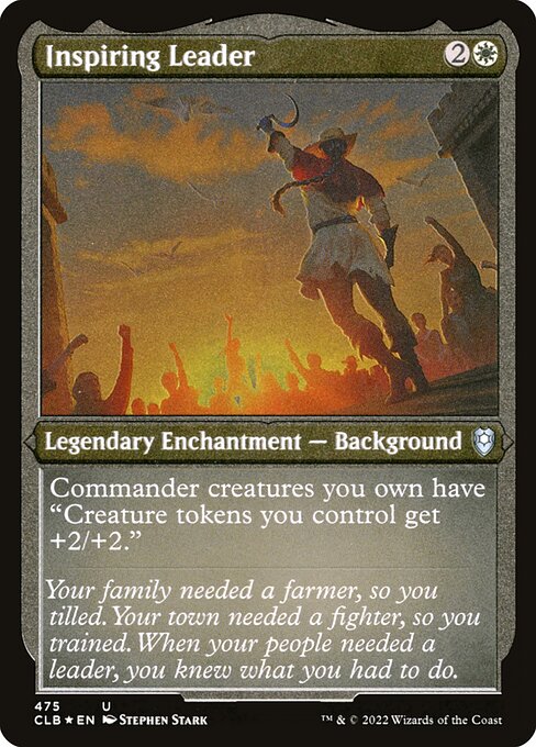 Inspiring Leader - Commander Legends: Battle for Baldur's Gate - Etched Foil