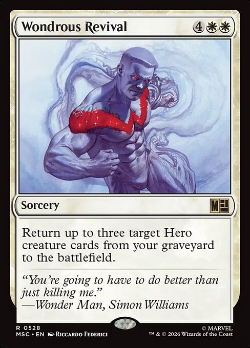 Wondrous Revival - Marvel Super Heroes Commander
