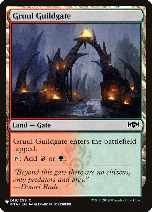 Gruul Guildgate - The List