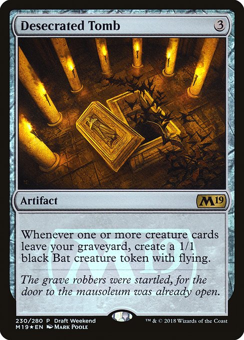 Desecrated Tomb - Core Set 2019 Promos - Promo Foil