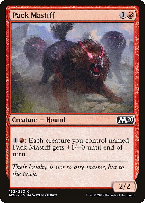 Pack Mastiff - Core Set 2020