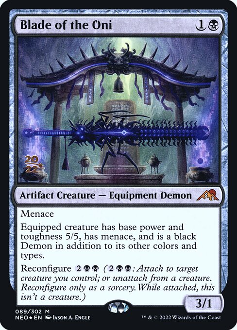 Blade of the Oni - Kamigawa: Neon Dynasty Promos - Promo Foil