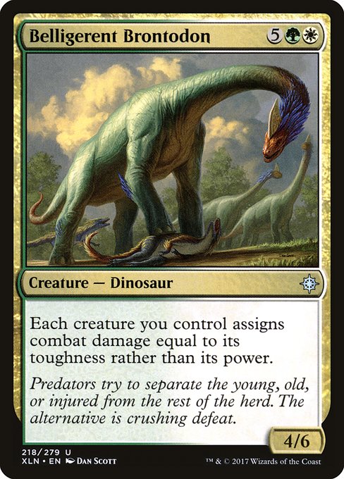 Belligerent Brontodon - Ixalan