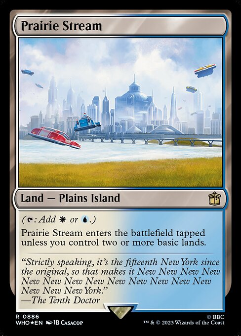 Prairie Stream - Doctor Who - Surge Foil