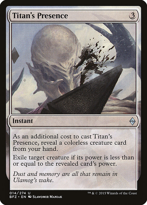 Titan's Presence - Battle for Zendikar