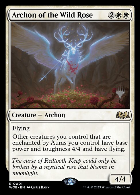 Archon of the Wild Rose - Wilds of Eldraine Promos