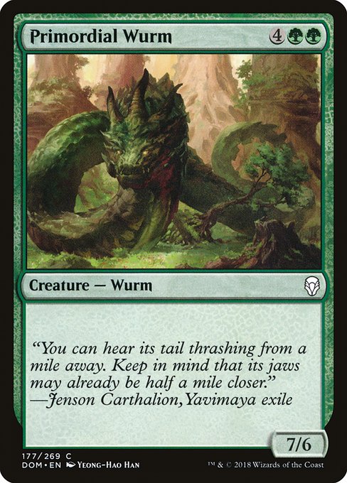 Primordial Wurm - Dominaria