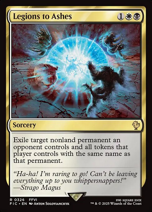 Legions to Ashes - Final Fantasy Commander