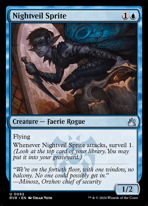 Nightveil Sprite - Ravnica Remastered