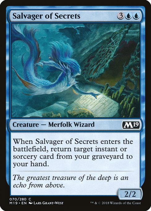 Salvager of Secrets - Core Set 2019