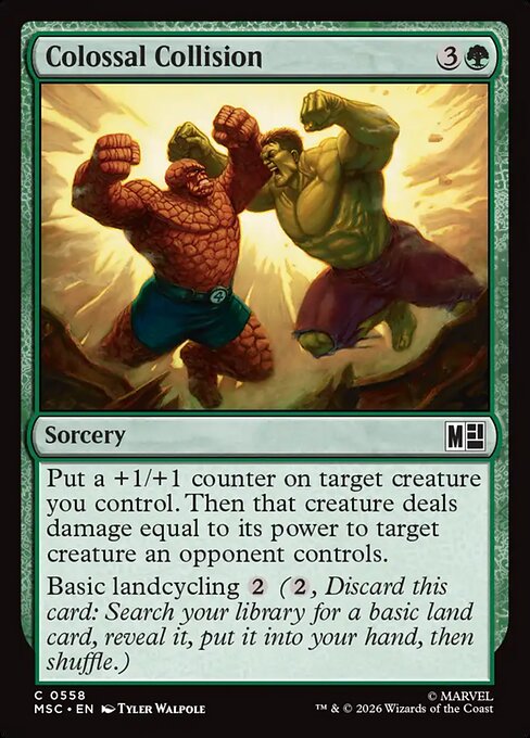 Colossal Collision - Marvel Super Heroes Commander