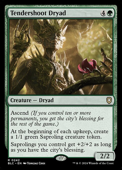 Tendershoot Dryad - Bloomburrow Commander