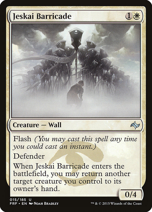 Jeskai Barricade - Fate Reforged