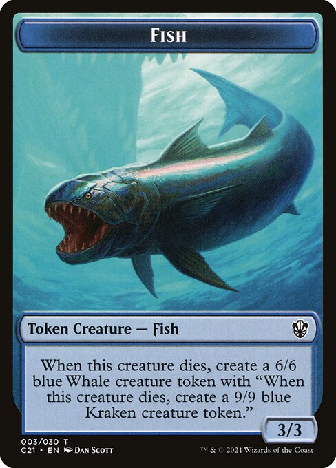 Fish - Commander 2021 Tokens
