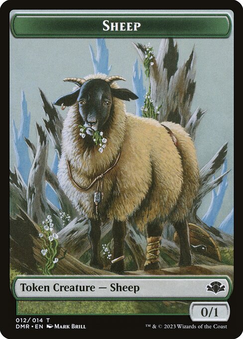 Sheep - Dominaria Remastered Tokens