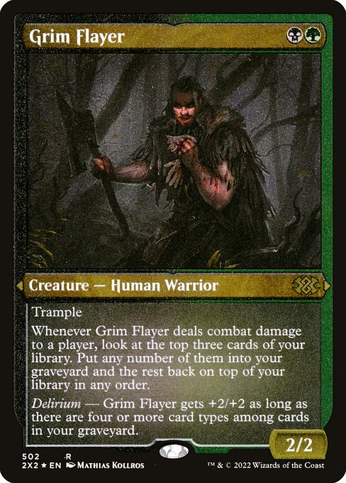 Grim Flayer - Double Masters 2022 - Etched Foil