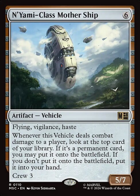 N'Yami-Class Mother Ship - Marvel Super Heroes Commander