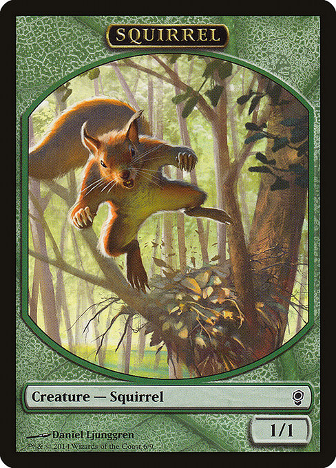 Squirrel - Conspiracy Tokens