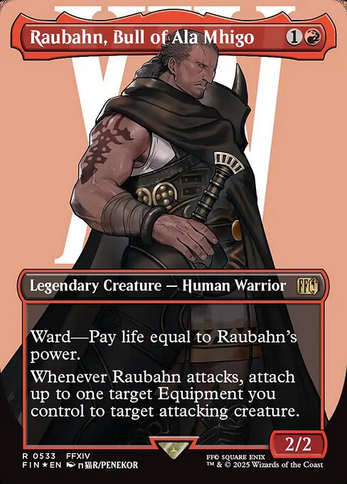 Raubahn, Bull of Ala Mhigo - Final Fantasy - Surge Foil, Borderless