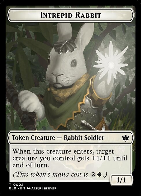 Intrepid Rabbit - Bloomburrow Tokens