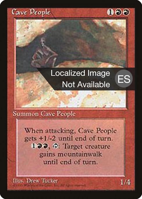 Cavernícolas (Cave People) - Fourth Edition Foreign Black Border