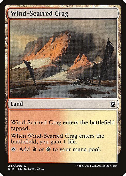 Wind-Scarred Crag - Khans of Tarkir