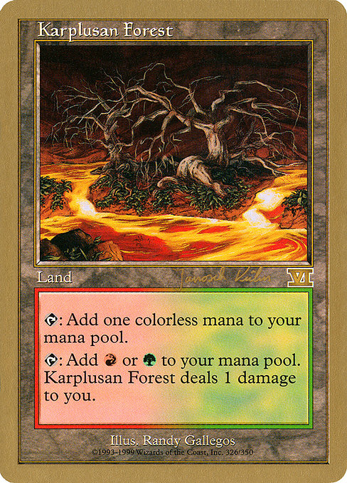 Karplusan Forest - World Championship Decks 2000