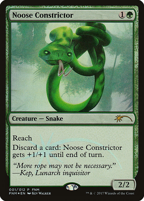 Noose Constrictor - Friday Night Magic 2017 - Promo Foil