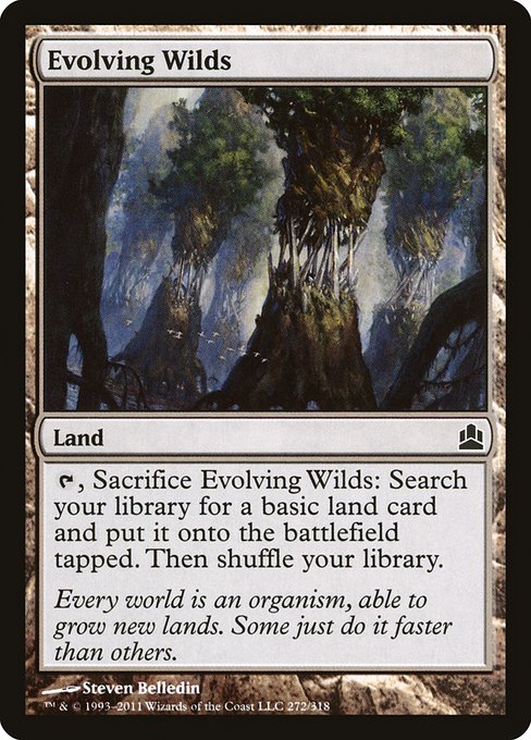 Evolving Wilds - Commander 2011